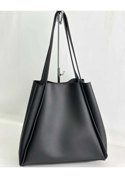 Kadın Yeni Sezon Siyah El ve Omuz Çanta