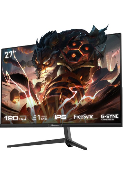 GB-2712FF 27" 120hz 1ms IPS FHD FreeSync, G-Sync 1xHDMI,1xDP Gaming Monitör