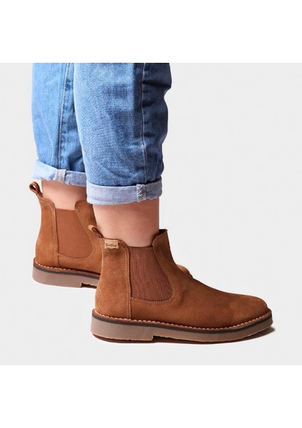 Toni Pons Kadın Bot Isa-Sy Toni Pons Ankle Boot In Suede In Tobacco (Torrat)