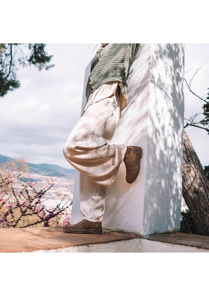 Kadın Bot Indıa-Sy Toni Pons Ankle Boot In Suede In Taupe indirimleri