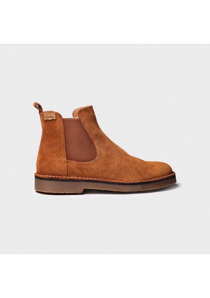 Kadın Bot Isa-Sy Toni Pons Ankle Boot In Suede In Tobacco (Torrat)
