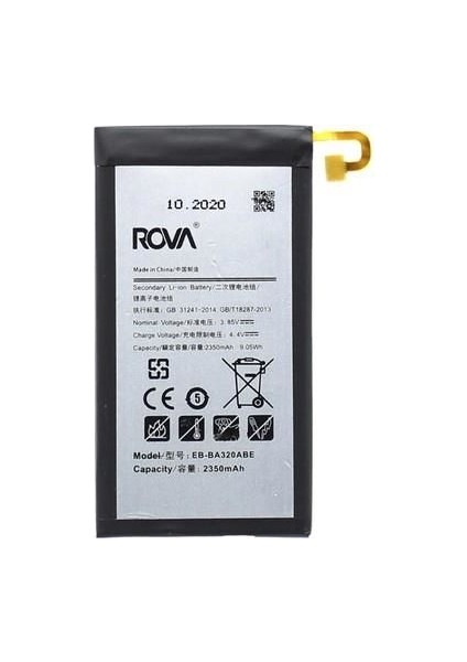 Cep Tel Batarya Samsung A320 A3 2017 Rova Garantili