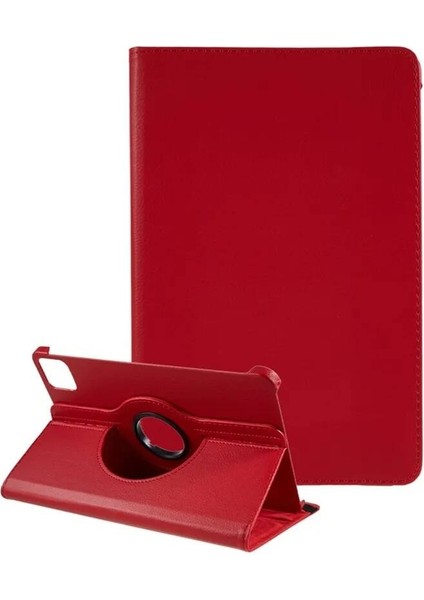 Xiaomi Pad 6 Dönebilen Standlı Kılıf Kırmızı