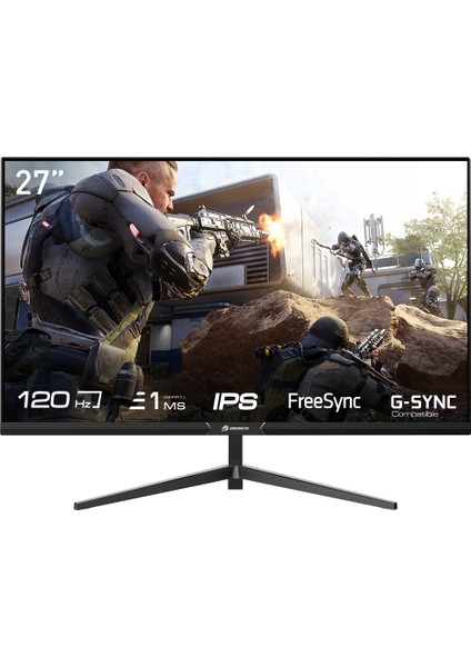 GB-2712FF 27" 120hz 1ms IPS FHD FreeSync, G-Sync 1xHDMI,1xDP Gaming Monitör