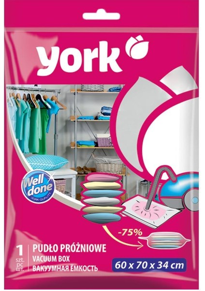 York Vakumlu Hurç 60 x 70 x 34 cm 1 Adet