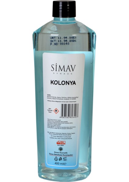 Termal Sulu Kolonya Seti 5'li - 400 ml