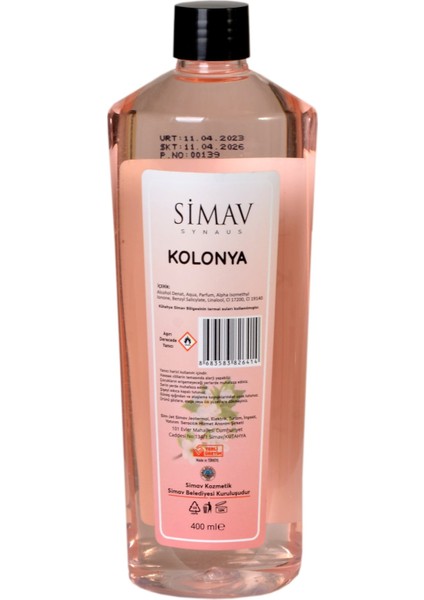 Termal Sulu Kolonya Seti 5'li - 400 ml