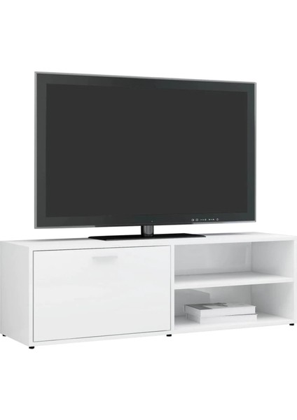 Ciri Modern Tv Ünitesi, Dolaplı Tv Sehpası, Beyaz Tasarım %100 Mdf, TVU16