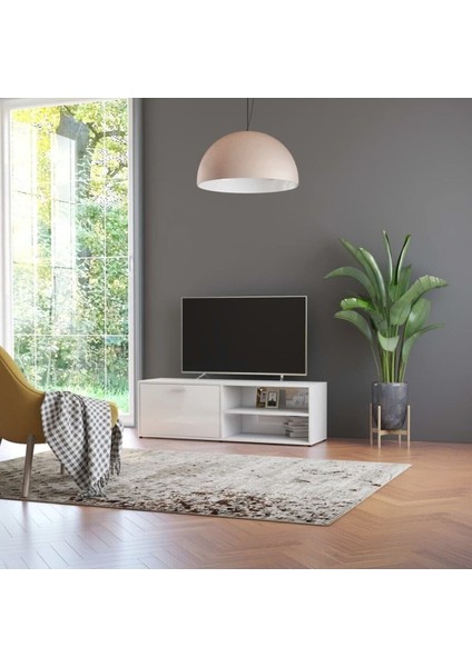 Ciri Modern Tv Ünitesi, Dolaplı Tv Sehpası, Beyaz Tasarım %100 Mdf, TVU16