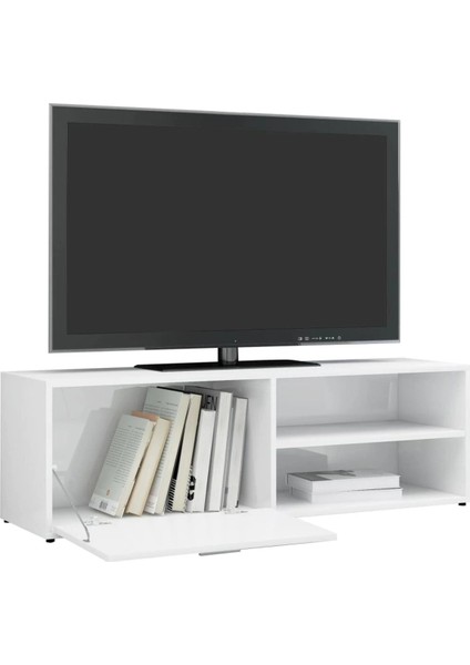 Ciri Modern Tv Ünitesi, Dolaplı Tv Sehpası, Beyaz Tasarım %100 Mdf, TVU16