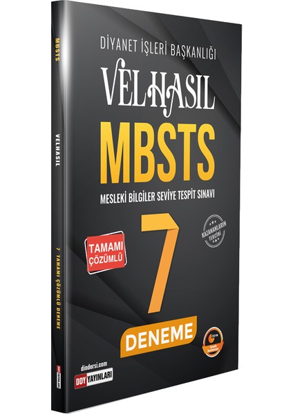 MBSTS Velhasıl Konu Anlatımlı Hazırlık Kitabı ve Deneme 2'li Set