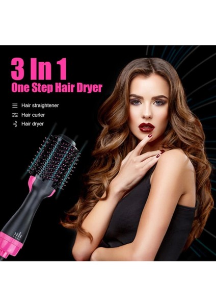 1200W Serica Turbo 3 In 1 Saç Şekillendirici Fön Tarağı 3in1 Kurutma Düzleştirme Tarağı fiyatları