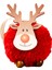 Elk Noel Ağacı Kolye Süslemesi Ahşap Asma Elk Işareti Neşeli (Yurt Dışından) 1