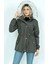 Trenç Giy Çık. Peluşlu Içi Peluşlu Mont Su Itici Özelliği 3