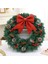 LED Işıkları ile Noel Çelenkler Işıklı Yapay Noel Çelenk Yay Süsleme Kapı Kapısı Duvar Noel Partisi Süslemeleri (Yurt Dışından) 5