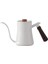 Cezve Süt Köpürtme Sürahi Sürahi Gooseneck Su Isıtıcısı Bacalı Paslanmaz Çelik Kahve Çay Süt Tenceresi Su Isıtıcısı 600 ml Beyaz (Yurt Dışından) 1