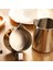 Kahve Latte Bardağı 304 Paslanmaz Çelik Elektroliz Sivri Ağız Italyan Çırpılmış Süt Latte Bardak Süt Köpüğü Bardak (Yurt Dışından) 5