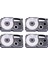 4 Paket 12MM Siyah Beyaz Etiket Bant Etiketleme Makinesi ile Uyumlu KL1500 KL2000 KL7000 KL7200 -100 KL120 KL60 -750B Etiketleme Makineleri (Yurt Dışından) 2