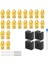 3D Yazıcı Nozulları 0.4mm Mk8 3 Nozullar 20 Adet 4 Adet Isıtıcı Blok Silikon Kapaklar, 3 V2 Için 5 Iğneli (Yurt Dışından) 4