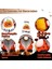Cadılar Bayramı Süslemeleri Cadılar Bayramı Cüceleri - El Yapımı Cüceler Yarasa Balkabağı ile Peluş Dekor, Ev Yemek Masası Gnome Süslemesi (Yurt Dışından) 4