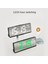Ses Kontrolü Ayna Çalar Saat Dijital Sıcaklık Çift Alarm Erteleme Masaüstü Masa Saati Gece Modu 12/24H(TURUNCU) (Yurt Dışından) 3