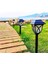 6'lı Paket Solar Izgara Retro LED Kare Plastik Çim Işıkları (Yurt Dışından) 2