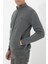 Dik Yaka Fermuarlı Sweatshirt N-Karianda - Antrasit 5