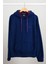 Oversize Kapüşonlu Polar Sweatshirt N-Myndo - Lacivert 1