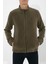 Tam Fermuarlı Polar Ceket N-Alimo - Haki 5