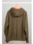 Oversize Kapüşonlu Polar Sweatshirt N-Myndo - Haki 2