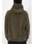 Oversize Kapüşonlu Polar Sweatshirt N-Myndo - Haki 4