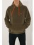 Oversize Kapüşonlu Polar Sweatshirt N-Myndo - Haki 5