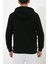 Fermuarlı Kapüşonlu Sweatshirt N-Halicarna - Siyah 4