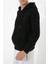 Fermuarlı Kapüşonlu Sweatshirt N-Halicarna - Siyah 5