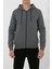 Fermuarlı Kapüşonlu Sweatshirt N-Halicarna - Antrasit 3