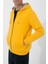 Fermuarlı Kapüşonlu Sweatshirt N-Halicarna - Sarı 5