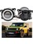Çift LED Sis Lambası Melek Göz Gündüz Farları Suzuki Jimny 2018 2019 2020 JB43 Jimny 1998-2017 Beyaz (Yurt Dışından) 2