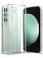 Galaxy S23 Fe Uyumlu Şeffaf Kılıf 3D Kamera Korumalı 0.7mm Fit Tasarım Esnek Silikon 1