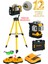 Italy Tripod Hediye 360° 12 Köşe 50 Metre Ölçüm 2 Akülü Çizgili Lazer Metre Çizgi Hizalama Makinesi 1