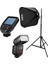 TT685II-C Canon Flaş Full Set Tepe Flaş + x Pro Tetikleyici + Işık Ayağı + 40 x 40 Softbox 1