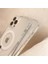 Apple iphone 15 Pro Uyumlu Magsafe Özellikli Şeffaf Kılıf Wireless Kablosuz Şarj Sararmaz Kapak 3