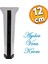 Sehpa Masa Puf Tabure Ünite Baza Koltuk Ayağı Mobilya Ayakları Ayağı Metal Ayakları 12 Cm Krom 1