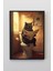 No.100 Kedi - Çerçevesiz Özgün Tasarım Tablo Poster Duvar Tablosu 1