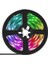Su Geçirmez Olmayan 5050RGB Uzaktan Kumandalı LED Işıklar USB Tv Arka Plan Işığı 5V Renk Değiştiren Atmosfer Işığı 3 Metre (Yurt Dışından) 2