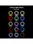 10 Inç Rgb Halka Işık Tripod LED Halka Işık Standlı Selfie Halka Işık 1.63M Zemin Standlı Rgb Video Işığı (Yurt Dışından) 2