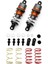 1/10 1 Çift Metal Hidrolik Amortisörler Rc Uzaktan Kumanda Araba Düz Yarış Drift Araba (63MM) Kurşun Renk (Yurt Dışından) 3