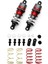 1/10 1 Çift Metal Hidrolik Amortisörler Rc Uzaktan Kumanda Araba Düz Yarış Drift Araba (63MM) Kurşun Renk (Yurt Dışından) 5