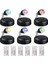 6 Adet Rgb LED Spot Işığı, Uzaktan Kumandalı, 13 Renkli Spot Işığı, Koridor Sanat Eseri Dolabı Için Kumandalı Vurgu Işıkları Siyah (Yurt Dışından) 1