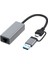 USB Tip C RJ45 Kablolu Ağ Kartına Harici Kablolu USB 3.0 Dizüstü Bilgisayar Için Ethernet Adaptörüne, 100MBPS (Yurt Dışından) 1