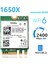 1650X Wifi Kartı + 8db Anten Kiti AX200NGW 3000 Mbps 2.4g 5g Wifi 6 + Bt 5.1 WIN11 Için Gigabit Kablosuz Kart (Yurt Dışından) 3